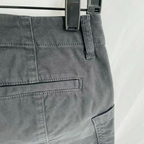 J Brand Byrnes Jeans Skinny Cargo Chrome Charcoal Grey Zipper Ankle Size 26 - Picture 8 of 12